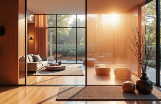 Vjtro Wohnbereich mit Glaslösungen